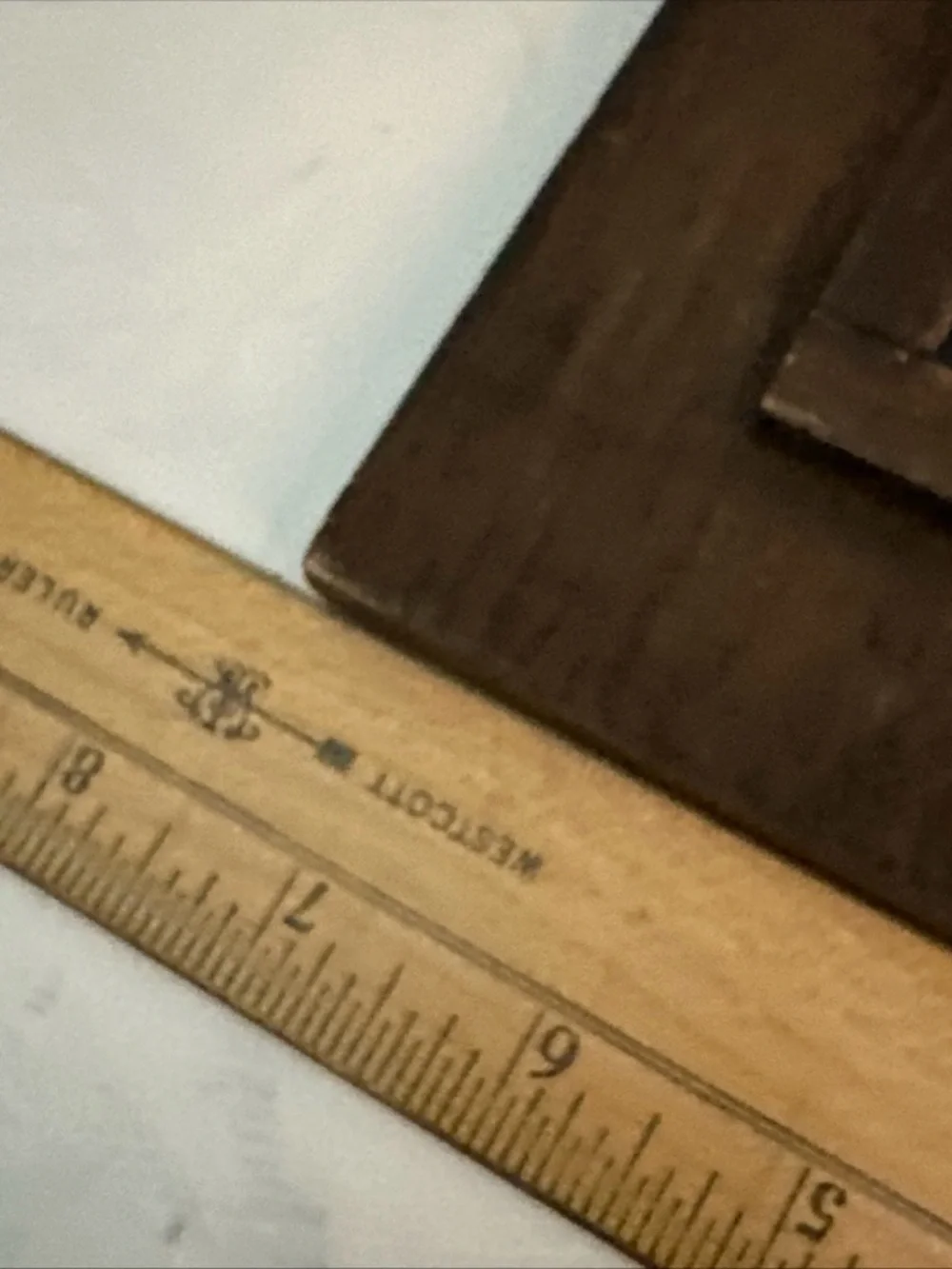 UNIQUE VINTAGE PICTURE FRAME w/Reverse Painting on GLASS 3.5X5 - Picture 11 of 11